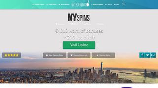 NYSpins Casino - Get the Best Casino Bonus & Free Spins here - Slotsia