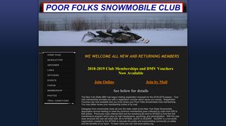 Membership - Poor Folks Snowmobile Club