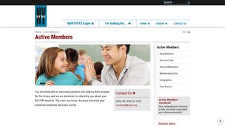 Active Members | NYSTRS Member Benefits and Resources | NYSTRS