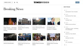 Breaking News Video Channel - NYTimes.com - The New York Times