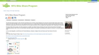 NYU Bike Share Program | Open Green Map