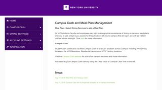 Campus Cash and Meal Plan Management - JSA Technologies