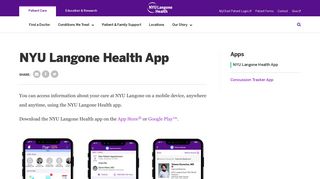 NYU Langone Health App