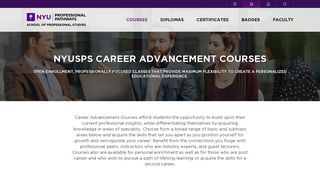 Courses - NYU School of Professional Studies