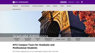 NYU Campus Tours for Graduate and Professional Students ...