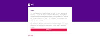 NYU Login