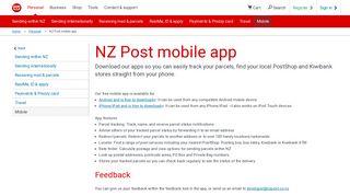 NZ Post mobile app | New Zealand Post