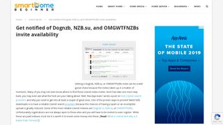 Get notified of Dognzb, NZB.su, and OMGWTFNZBs invite availability