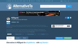 NZBgeek Alternatives and Similar Websites and Apps - AlternativeTo.net