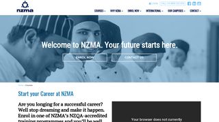 Study at NZMA | Courses at NZMA