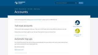 Accounts | NZ Transport Agency