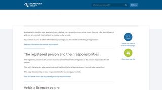 Vehicle licensing (rego) | NZ Transport Agency