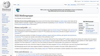 NZZ Mediengruppe - Wikipedia