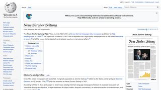 Neue Zürcher Zeitung - Wikipedia