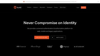 Auth0: Never Compromise on Identity.
