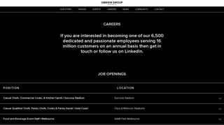 Careers | O'Brien Group Australia