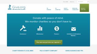 For Donors - Give.org