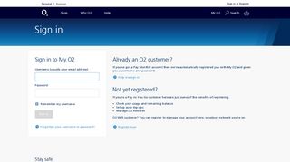 O2 | Accounts | Sign in | View bills , balances and emails in your My ...