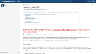 How to login to O2 - Confluence Mobile - Confluence