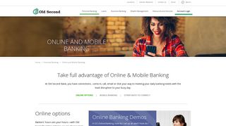 Online and Mobile Banking - Old Second