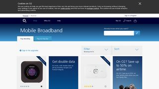 O2 | Mobile Broadband | 3G / 4G Dongles & Mobile Wifi