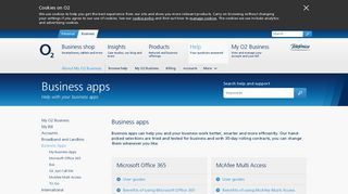 O2 | O2 Business | Business Support | Business apps
