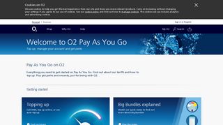 O2 | Welcome To Pay As You Go OnO2