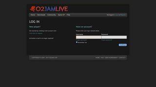 Log In - O2Jam Live