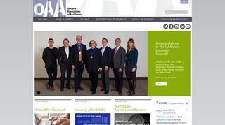 Ontario Association of Architects: Home