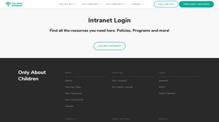 Only About Children - Intranet Login