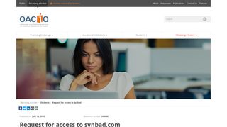 OACIQ | Request for access to synbad