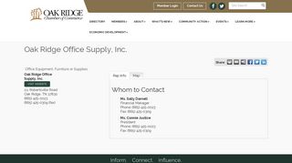Oak Ridge Office Supply, Inc. | Office Equipment, Furniture or Supplies ...