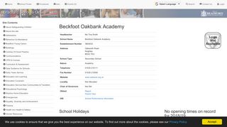 Beckfoot Oakbank Academy, Keighley - School Finder :: Bradford ...