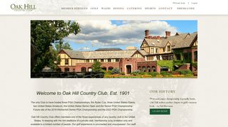 Login - Oak Hill Country Club