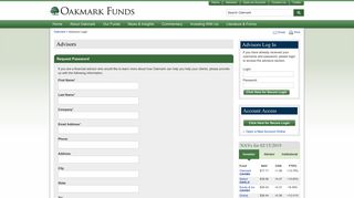 The Oakmark Funds | Advisors Login