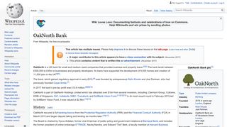 OakNorth Bank - Wikipedia