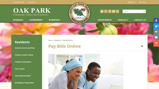 Pay Bills Online - City of Oak Park