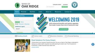 Bank of Oak Ridge | Banking As It Should Be®