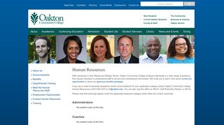 Oakton Community College - Human Resources