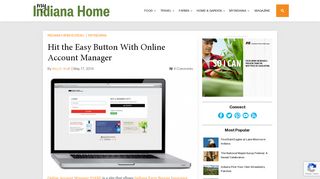 Hit the Easy Button With Online Account Manager - My Indiana Home