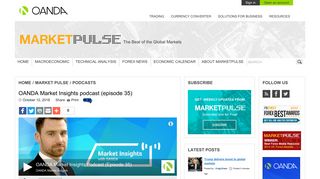 OANDA Market Insights podcast (episode 35) - MarketPulseMarketPulse