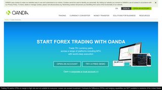 Forex Trading Platforms Online | OANDA
