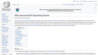 Ohio Automated Rx Reporting System - Wikipedia