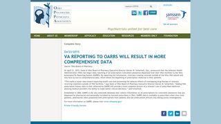 VA reporting to OARRS will result in more comprehensive data