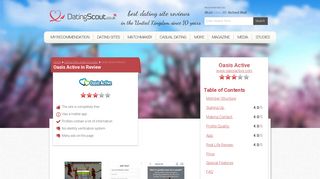 Oasis Active Review February 2019 - DatingScout.co.uk