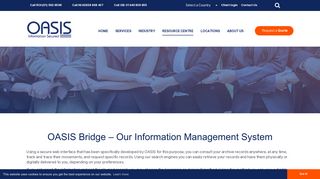 OASIS Bridge – our Information Management System - OASISGROUP