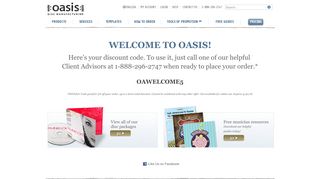 welcome to oasis! - Oasis CD Manufacturing