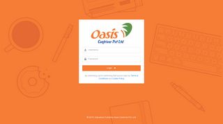 Login with Oasis Contriver Pvt. Ltd.