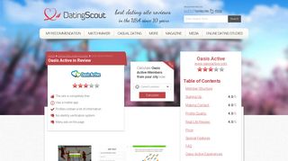 Oasis Active Review February 2019 - DatingScout.com