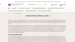 Oasis dating australia login - biere-speciale.be